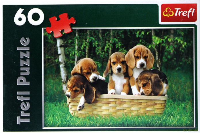 TREFL 60 el. Małe Beagle 17166 [PUZZLE]