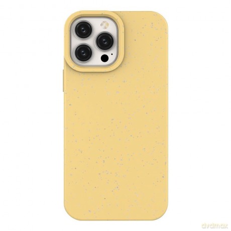 Eco Case etui iPhone 14 silikonowy degradowalny pokrowiec żółte
