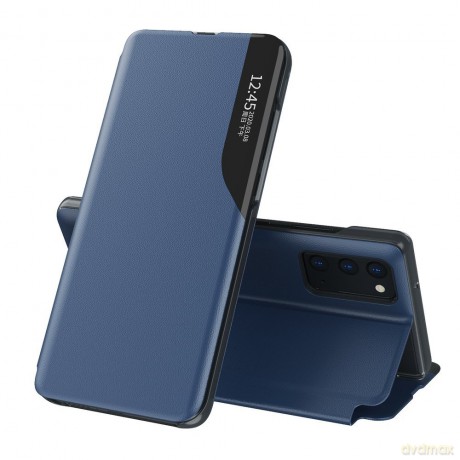 Eco Leather View Case elegancki futerał etui z klapką i funkcją podstawki Samsung Galaxy S20 FE 5G niebieski