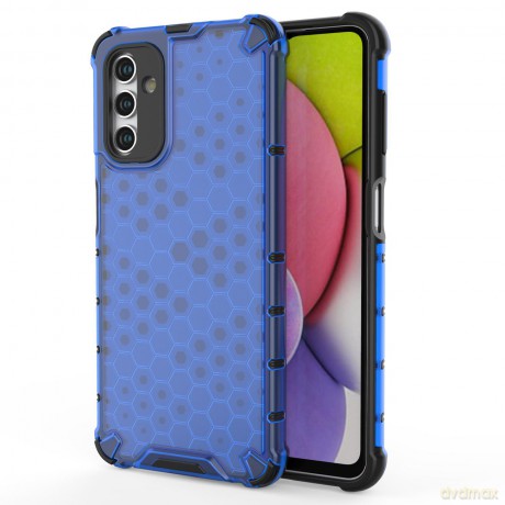 Honeycomb etui do Samsung Galaxy A14 pancerny hybrydowy pokrowiec niebieskie