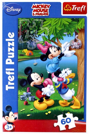 TREFL 60 el. Myszka Miki i przyjaciele - Piknik z Donaldem (Disney) 17198 [PUZZLE]