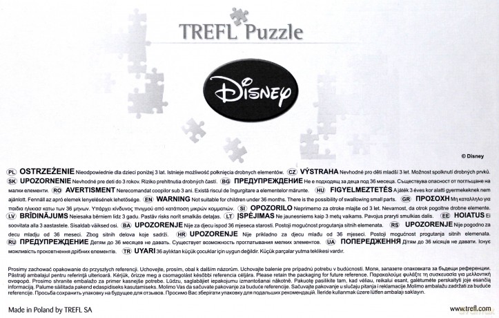 TREFL 60 el. Myszka Miki - Sałatka (Disney) 17145 el. [PUZZLE]