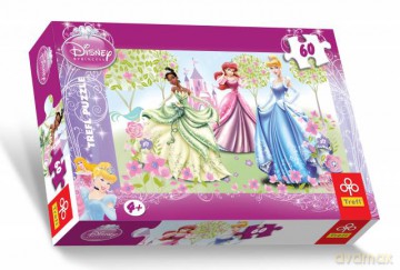 TREFL 60 el. Księżniczki - Spacer Po Ogrodzie (Disney) 17191 [PUZZLE]