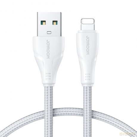 Joyroom kabel USB - Lightning 2.4A Surpass Series 1,2 m biały (S-UL012A11)