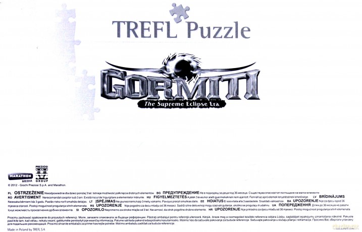 TREFL 70+100 MIX Gormiti - Moc Żywiołów 34100 [PUZZLE]