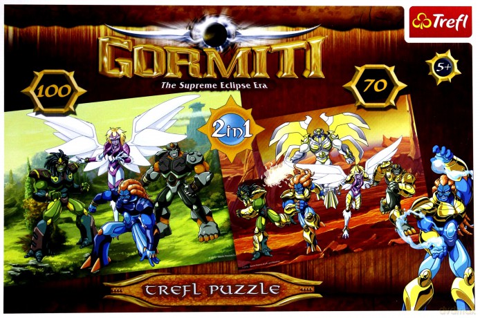 TREFL 70+100 MIX Gormiti - Moc Żywiołów 34100 [PUZZLE]