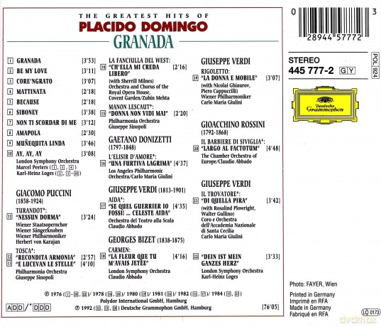Domingo +: Various:Granada [CD]