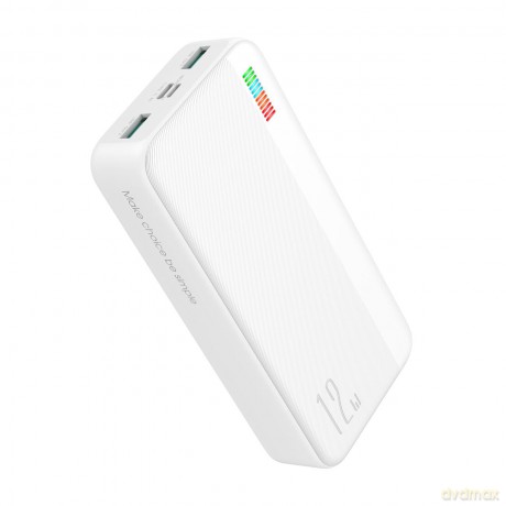 Joyroom powerbank 20000mAh Dazzling Series 12W biały (JR-T017)