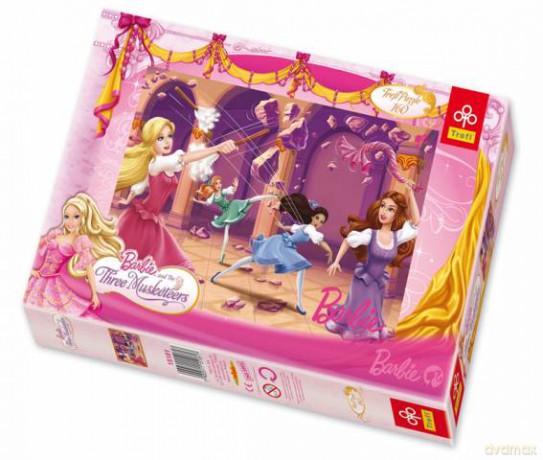 TREFL 160 Barbie - Corine i trzy muszkieterki 15181 [PUZZLE]