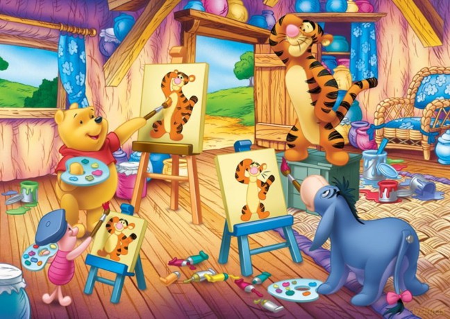 TREFL 500 Kubuś Puchatek - Portret Tygrysa (Disney) 37158 [PUZZLE]