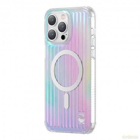 Kingxbar PQY Go Out Series magnetyczne etui iPhone 14 Pro Max MagSafe laser color