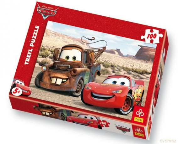 TREFL 100 Auta - Zygzak McQuinn i Złomek (Disney) 16118 [PUZZLE]