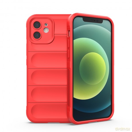 Magic Shield Case etui do iPhone 13 elastyczny pancerny pokrowiec czerwony
