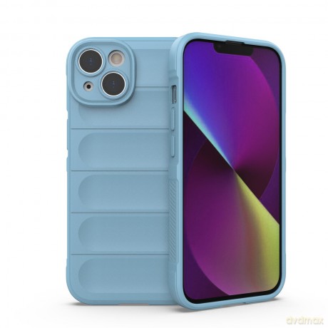 Magic Shield Case etui do iPhone 14 elastyczny pancerny pokrowiec jasnoniebieski