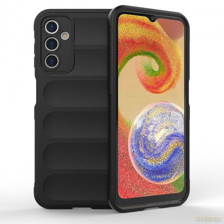 Magic Shield Case etui do Samsung Galaxy A14 elastyczny pancerny pokrowiec czarne
