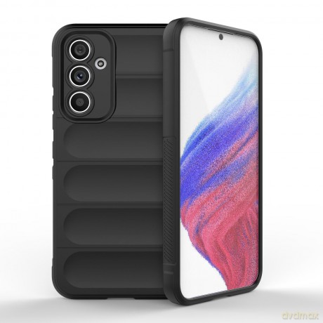 Magic Shield Case etui do Samsung Galaxy A54 5G elastyczny pancerny pokrowiec czarne