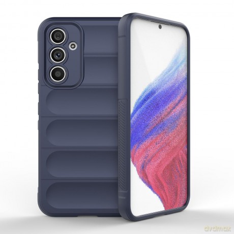 Magic Shield Case etui do Samsung Galaxy A54 5G elastyczny pancerny pokrowiec niebieskie