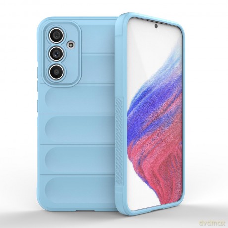 Magic Shield Case etui do Samsung Galaxy A54 5G elastyczny pancerny pokrowiec niebieskie