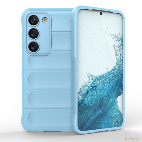 Magic Shield Case etui do Samsung Galaxy S23 elastyczny pancerny pokrowiec jasnoniebieskie