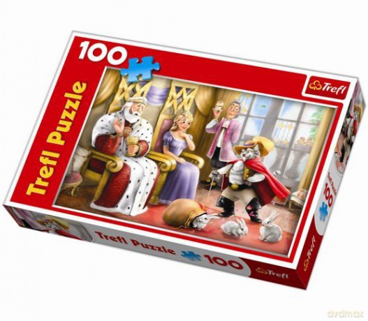 TREFL 100 el. Kot w Butach 16174 [PUZZLE]