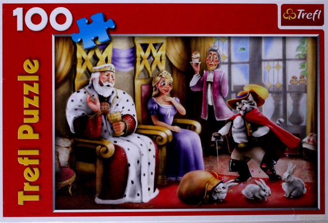 TREFL 100 el. Kot w Butach 16174 [PUZZLE]