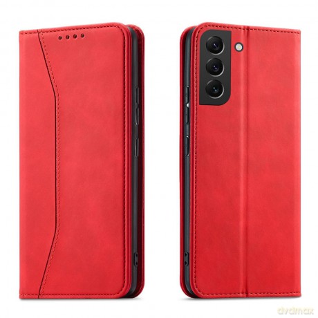 Magnet Fancy Case etui Samsung Galaxy A34 5G pokrowiec z klapką portfel podstawka czerwone