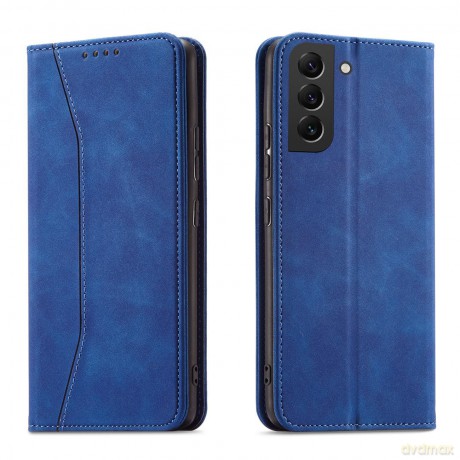 Magnet Fancy Case etui Samsung Galaxy A54 5G pokrowiec z klapką portfel podstawka niebieskie