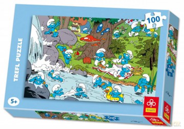 TREFL 100 El. Smerfy - Nad rzeką 16168 [PUZZLE]