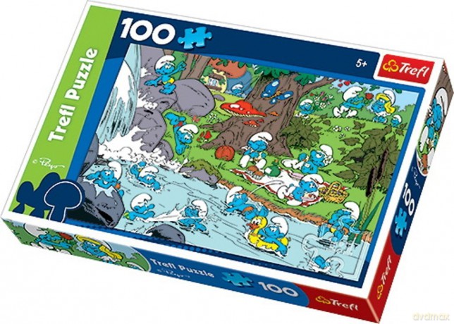 TREFL 100 El. Smerfy - Nad rzeką 16168 [PUZZLE]