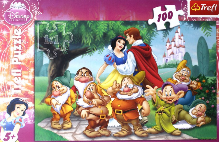 TREFL 100 el. Księżniczki - Królewna Śnieżka - Szczęśliwa Para (Disney) 16102 [PUZZLE]