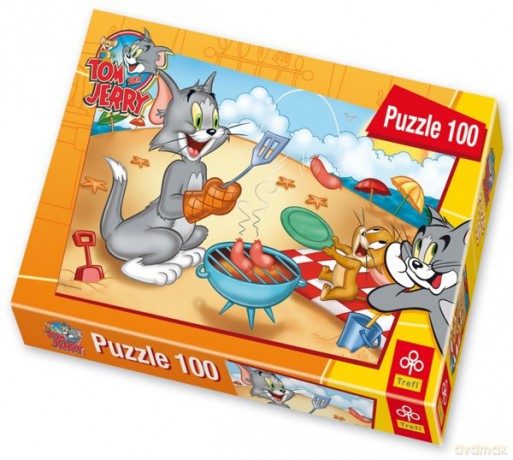 TREFL 100 El. Tom i Jerry - Grill 16131 [PUZZLE]