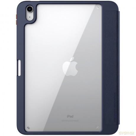 Nillkin Bevel Leather Case etui iPad 10.9'' 2022 (10 gen.) smart cover pokrowiec z klapką podstawka niebieskie