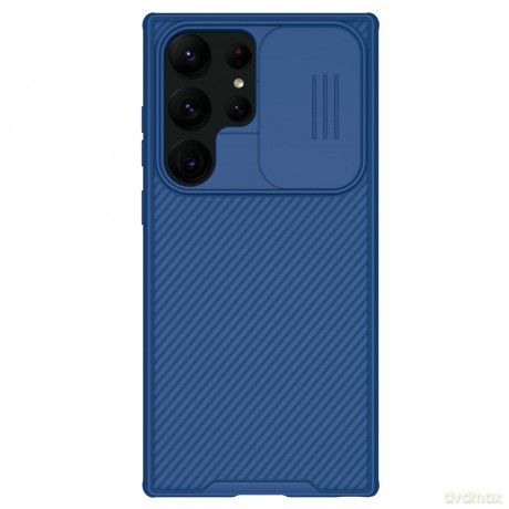 Nillkin CamShield Pro Case etui Samsung Galaxy S23 Ultra pokrowiec z osłoną na aparat niebieskie