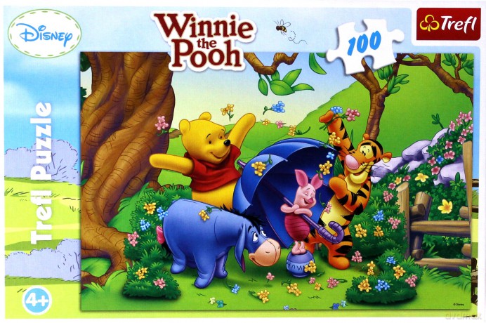 TREFL 100 el. Kubuś Puchatek - Wiosenny Spacer (Disney) 16093 [PUZZLE]