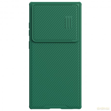 Nillkin CamShield S Case etui Samsung Galaxy S23 Ultra pancerny pokrowiec osłona na aparat zielone
