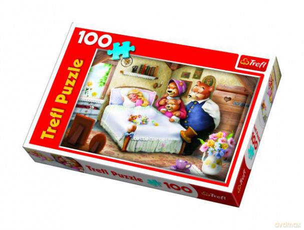 TREFL 100 el. Złotowłosa i trzy misie 16176 [PUZZLE]