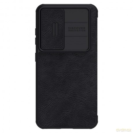 Nillkin Qin Leather Pro Case etui Samsung Galaxy S23+ pokrowiec z klapką osłona na aparat czarne