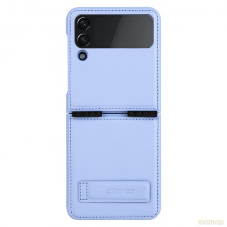 Nillkin Qin skórzana kabura etui Samsung Galaxy Z Flip 3 fioletowy