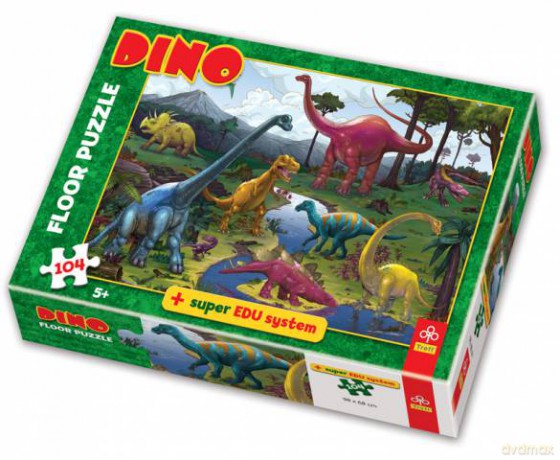 TREFL 104 PODŁOGOWE Dino Floor 28028 [PUZZLE]
