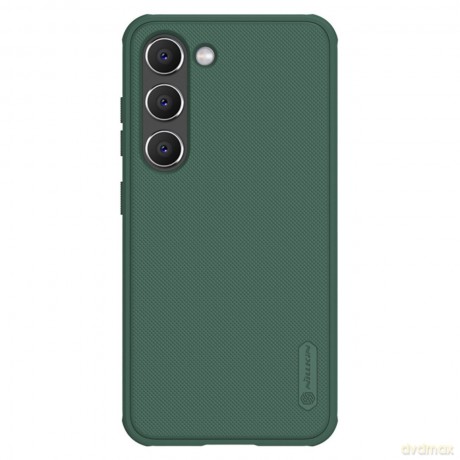 Nillkin Super Frosted Shield Pro etui Samsung Galaxy S23+ pancerny pokrowiec + podstawka na telefon zielone