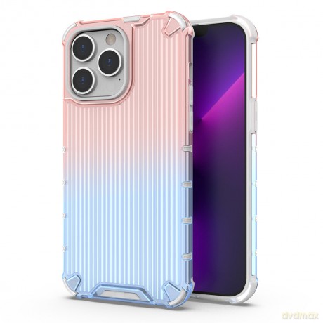 Ombre Protect Case etui do iPhone 13 Pro Max pancerny pokrowiec różowo-niebieskie