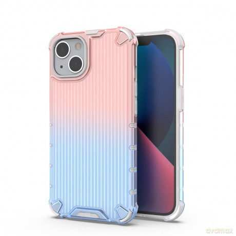 Ombre Protect Case etui do iPhone 14 pancerny pokrowiec różowo-niebieskie
