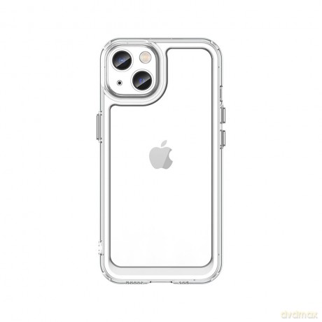 Outer Space Case etui do iPhone 13 sztywny pokrowiec z żelową ramką przezroczysty