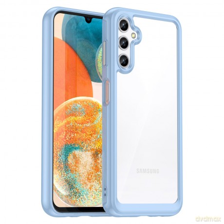 Outer Space Case etui Samsung Galaxy A14 5G pokrowiec z elastyczną ramką niebieskie