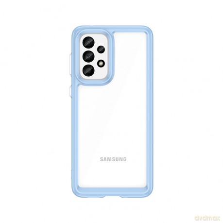 Outer Space Case etui Samsung Galaxy A33 5G pokrowiec z elastyczną ramką niebieskie