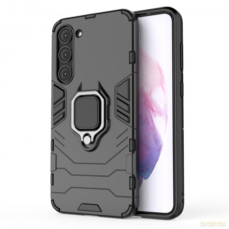 Ring Armor etui do Samsung Galaxy S23+ pancerny pokrowiec uchwyt magnetyczny ring czarne