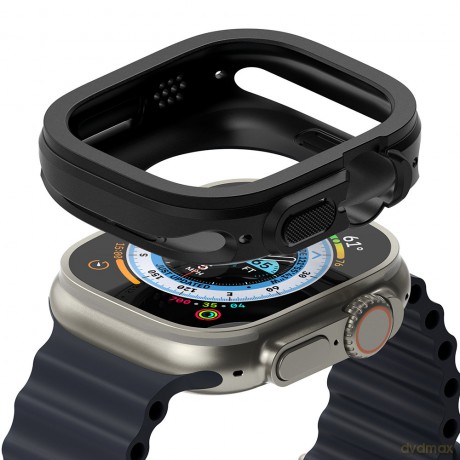 Ringke Air Sports żelowy pokrowiec etui do Apple Watch Ultra 49mm czarne (CBA681003RS)