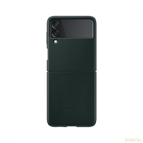 Samsung Leather Cover etui na telefon Galaxy Z Flip 3 zielony (EF-VF711LGEGWW)