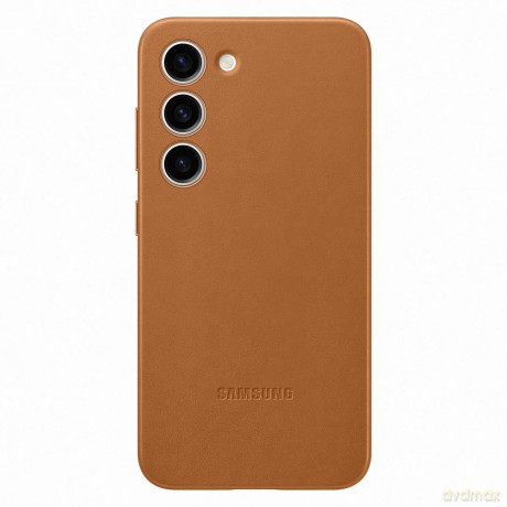 Samsung Leather Cover etui Samsung Galaxy S23 pokrowiec z naturalnej skóry camel (EF-VS911LAEGWW)