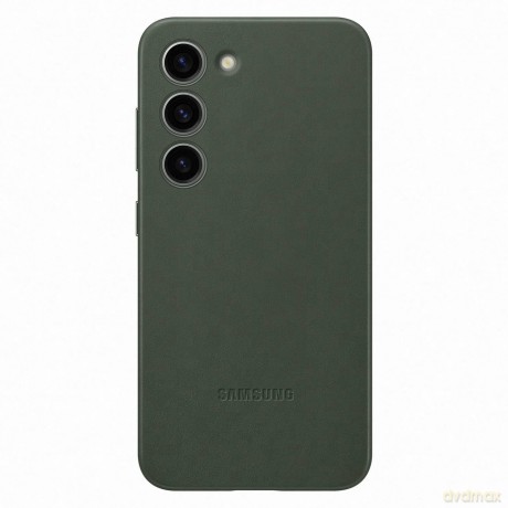 Samsung Leather Cover etui Samsung Galaxy S23 pokrowiec z naturalnej skóry zielone (EF-VS911LGEGWW)
